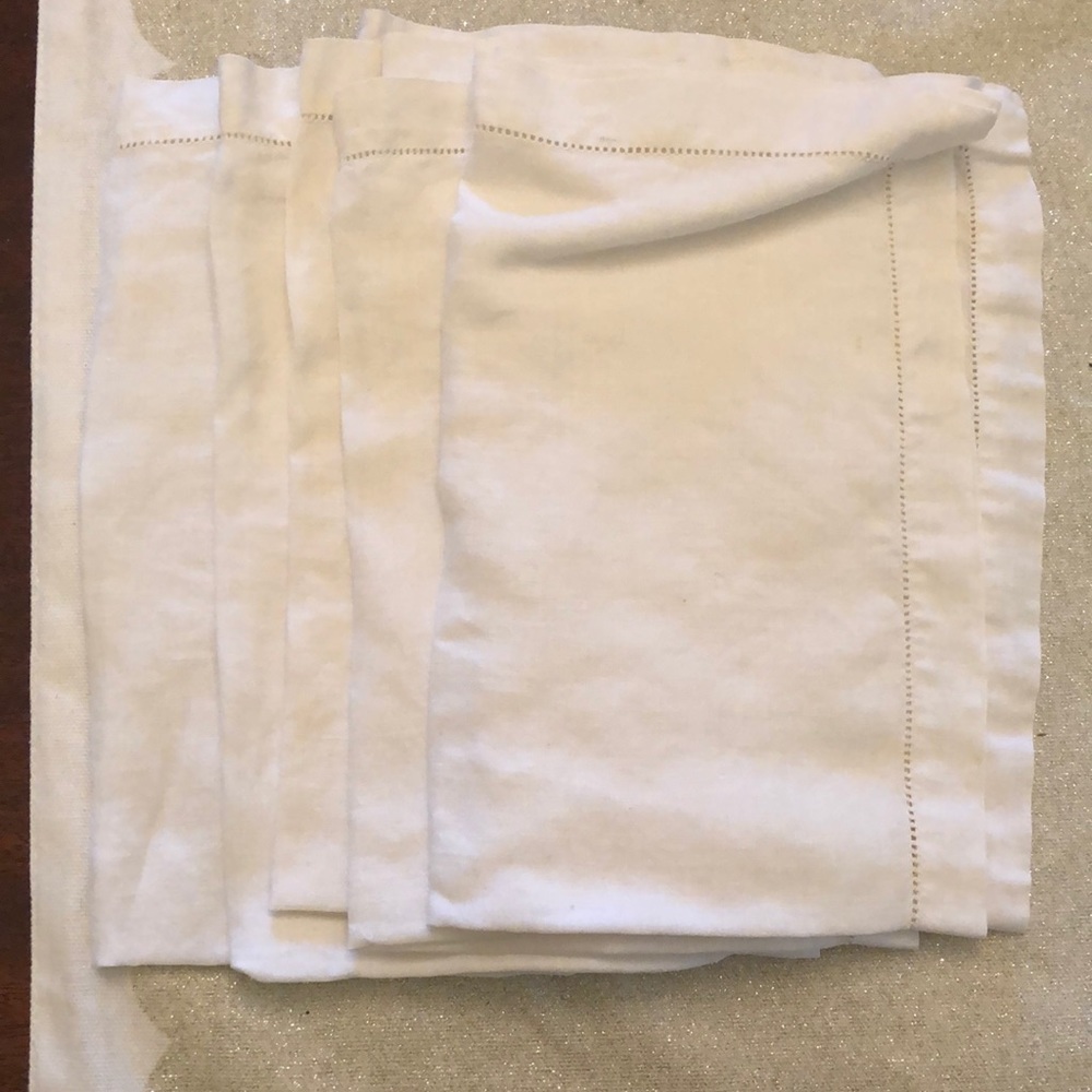 Vintage linen napkins (set of 5)